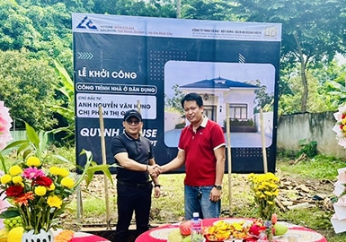 LEECONS - Khởi Hành Thi Công Biệt Thự Phú Giáo Cho Khách Hàng